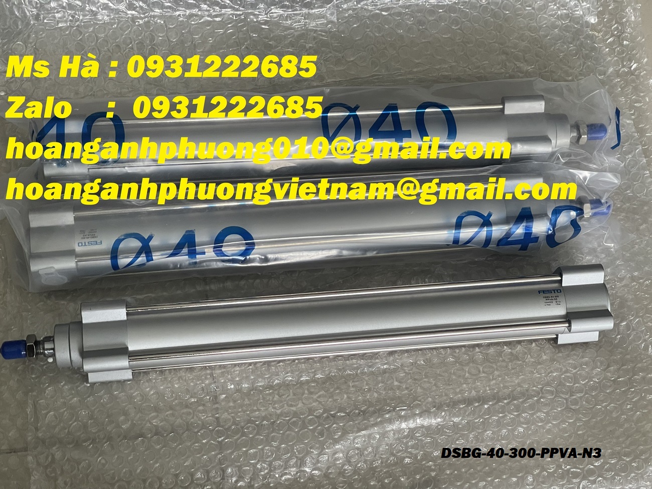 Festo nhập khẩu - xi lanh khí DSBG-40-300-PPVA-N3